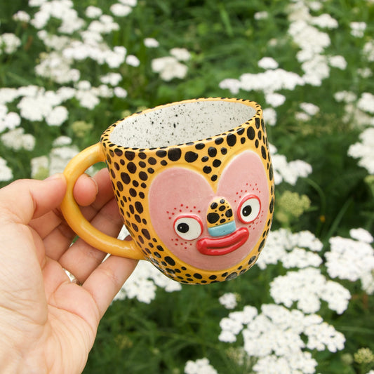 Kubek miniaturowy w cętki, 215ml