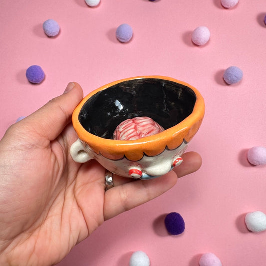 Tea bowl with a brain, 55ml