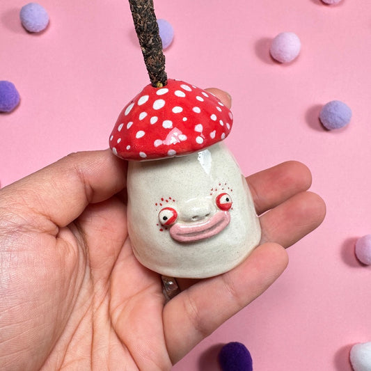 Incense Stand "Fly Agaric with a Butt"