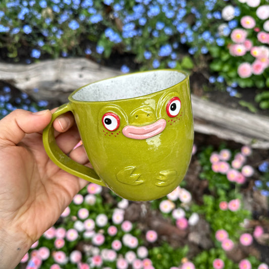 Mug "Frog and Ladybug", 455ml