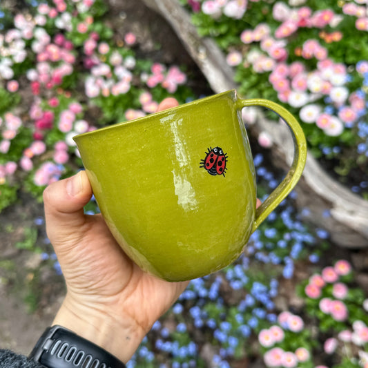 Mug "Frog and Ladybug", 455ml