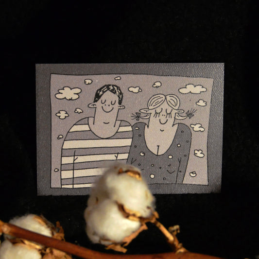 Postcard "Lovers"